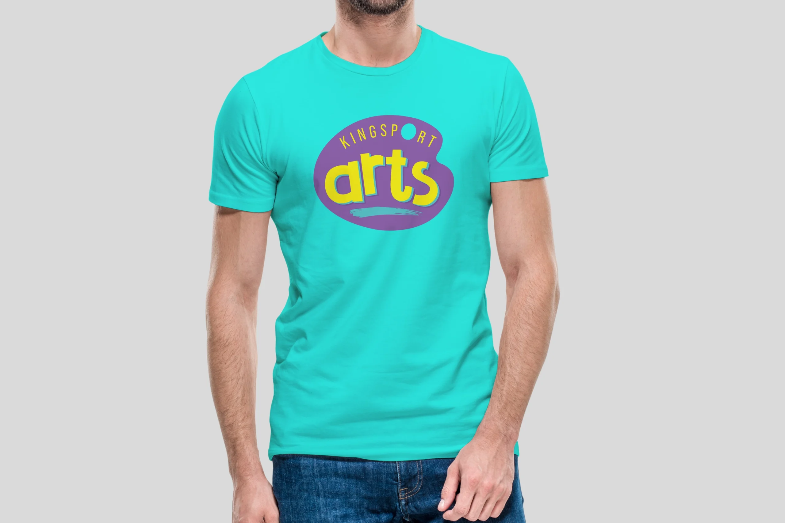 KingsportARTS Logo Tshirt mockup copy scaled