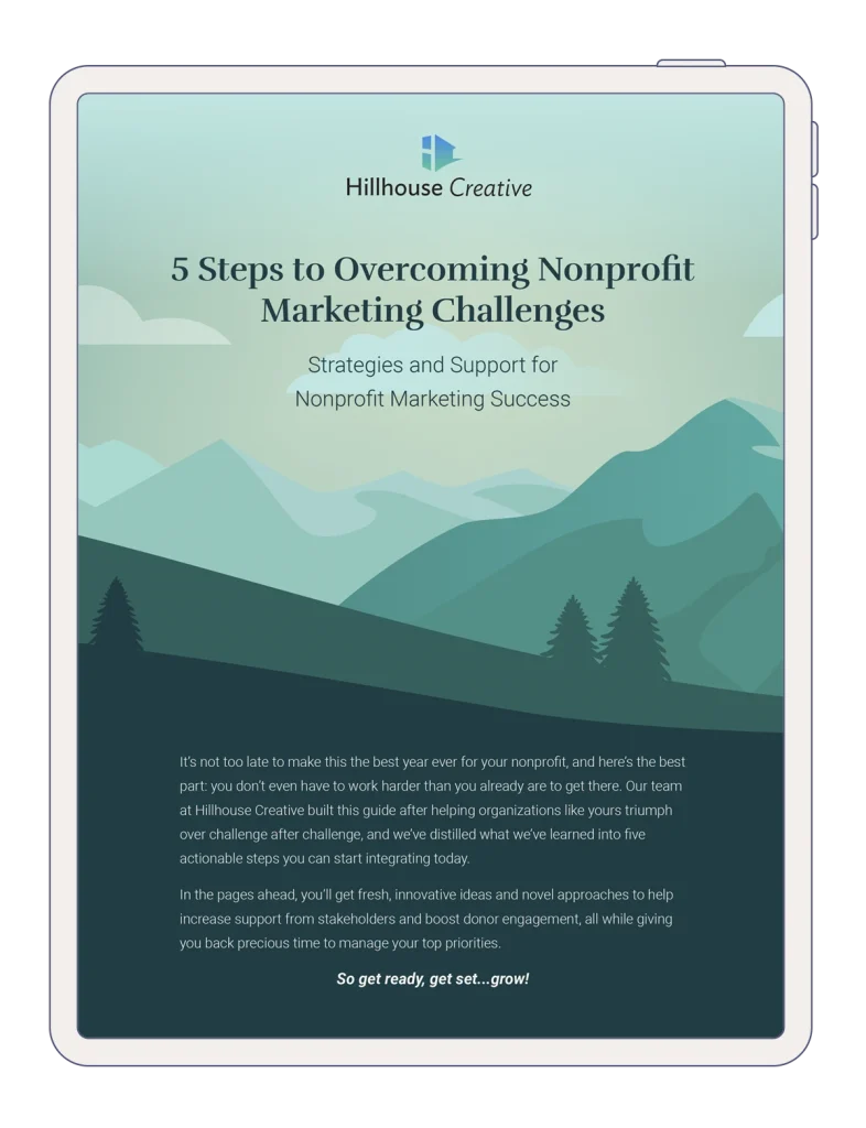 Cover of Overcoming Nonprofit Marketing Challenges Guide
